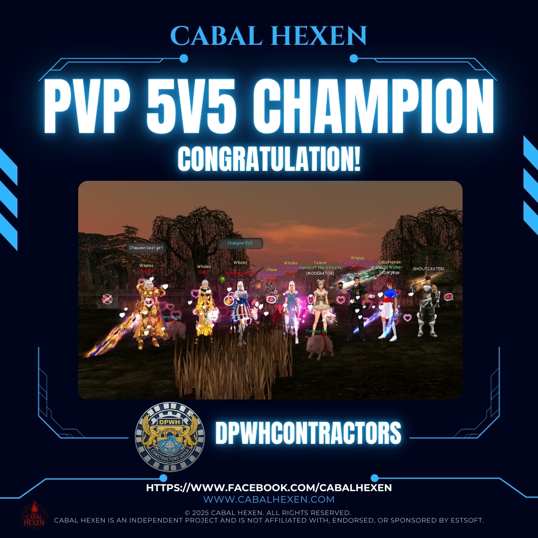 CABAL HEXEN - PVP 5V5 CHAMPION